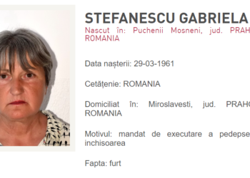 O femeie de 62 de ani, jurist de profesie, a fost condamnată la un an și patru luni de închisoare pentru că a furat o poșetă dintr-o biserică din Suceava. Hoața a aruncat poșeta și un telefon iPhone, păstrând suma de 30 de lei. Individa este dată în urmărire