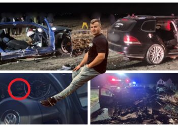 VIDEO Șoferul care a produs tragedia rutieră din Dumbrăveni este un ”bombardier de TikTok”, care obișnuia să se filmeze în timp ce încerca să decoleze cu Volkswagen-ul din accident