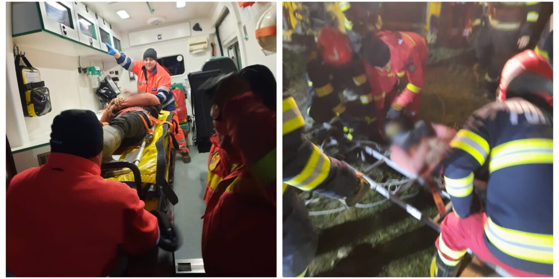 FOTO Tânărul supraviețuitor, care timp de 8 ore a zăcut îngropat de viu sub pământ și pietre, a ajuns la spital. SCJU Suceava: ”A fost internat pe Secția de Neurochirurgie”