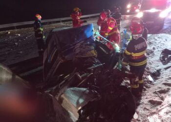 VIDEO Accident mortal pe centura ocolitoare a municipiului Suceava, în apropiere de ”Zidul Morții”. Un autoturism și un cap tractor sunt implicate în evenimentul rutier