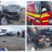 FOTO Accident rutier cu patru autoturisme, pe raza localității Cornu Luncii. O persoană este transportată la spital