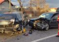 FOTO Accident rutier, pe raza localității Dumbrăveni. Trei persoane primesc îngrijiri medicale