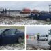 FOTO Accident rutier la ieșire din Suceava spre Pătrăuți. Două persoane au ajuns la spital, după ce un autoturism și o autoutilitară au intrat în coliziune