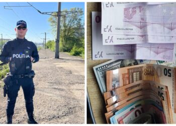 FOTO Un sucevean de 61 de ani, întors din străinătate pentru a-și reface dantura, și-a uitat borseta în care avea peste 4.000 de euro în trenul InterRegio București – Suceava. Un polițist a găsit borseta și a înapoiat-o bărbatului