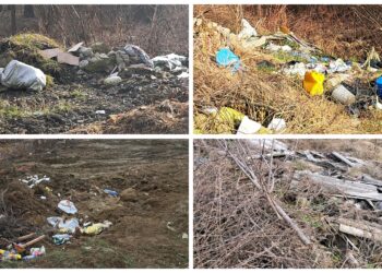 FOTO Garda de Mediu Suceava a amendat Primăria Satu Mare cu 45.000 de lei, pentru depozitarea deșeurilor pe malul drept al pârâului Pozen, în lunca pârâului și în zona ”Valea Sucevei”