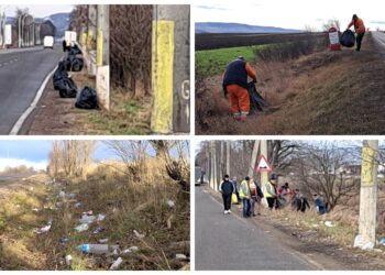 FOTO DN2, buncărul șoferilor profesioniști ce merg în Ucraina, nevăzut de autorități. Lucrătorii Secției Drumuri Naționale Suceava au ”sclăvit” din nou, culegând încă 10 tone de gunoaie aruncate în bătaie de joc pe marginea drumului: ”Reluăm apelul către Prefectura Suceava, Poliție, Garda de Mediu, de atenționare și sancționare a conducătorilor auto care încalcă normele de minimă conviețuire socială”