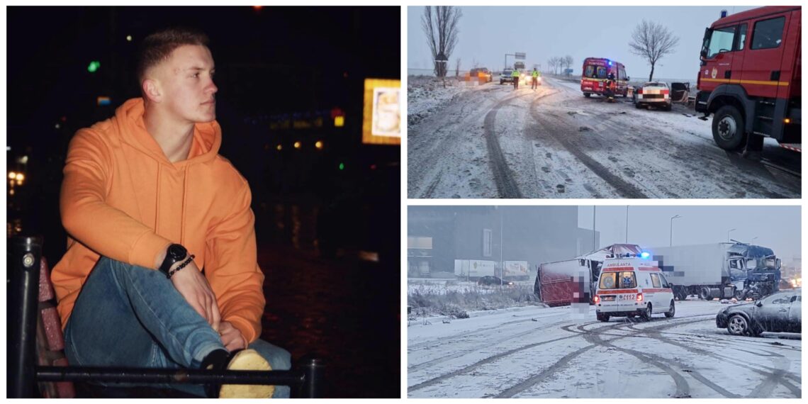 FOTO Tânărul sucevean care a murit nevinovat în tragicul accident rutier de pe o șosea din Neamț este din comuna Straja. Iubita acestuia, o tânără de 19 ani, din Putna, a fost rănită