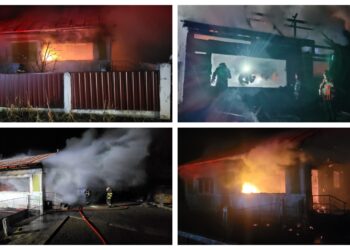 VIDEO Pompierii militari suceveni au intervenit la opt incendii, cu pagube care mai de care mai importante, în ultima zi a anului 2023 și în prima zi a anului 2024