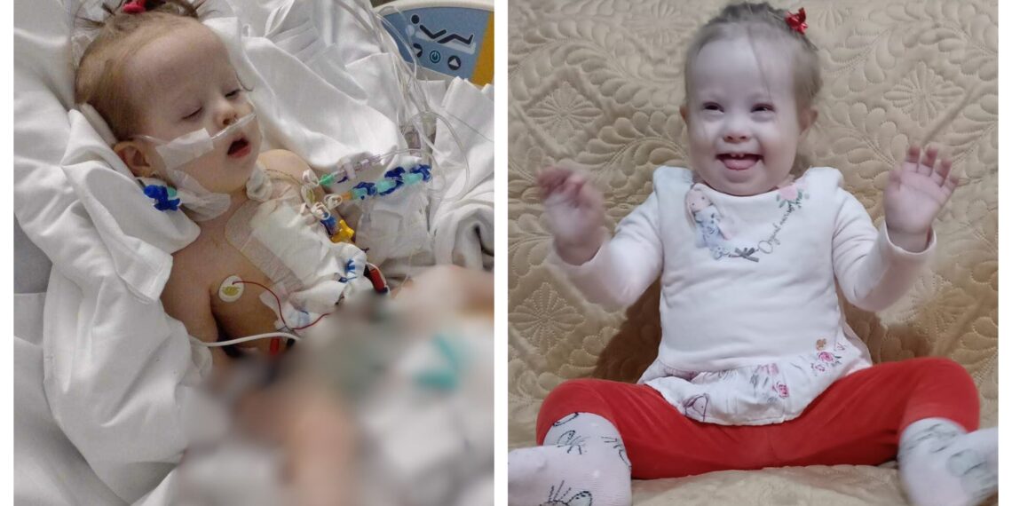 FOTO Măriuța, micuța din Suceava, cu inima reparată datorită bunătății oamenilor ce au donat Fundației ”Mereu Aproape” și a mai multor cadre medicale din România și din străinătate: ”E ceva ce nu credeam că se poate întâmpla vreodată”