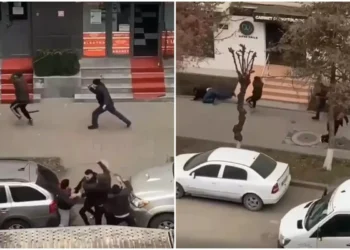 VIDEO Nouă suceveni au ajuns în arest, după ce s-au războit cu bărdițe, scânduri, bâte și ciocane pe o stradă din Botoșani