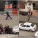 VIDEO Nouă suceveni au ajuns în arest, după ce s-au războit cu bărdițe, scânduri, bâte și ciocane pe o stradă din Botoșani