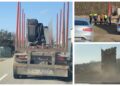 VIDEO ”Străjerii Pădurilor” le-au servit pe tavă polițiștilor suceveni un camion care transporta ilegal peste 50 de metri cubi de material lemnos. Oamenii legii au indisponibilizat ansamblul de vehicule și au confiscat lemnul