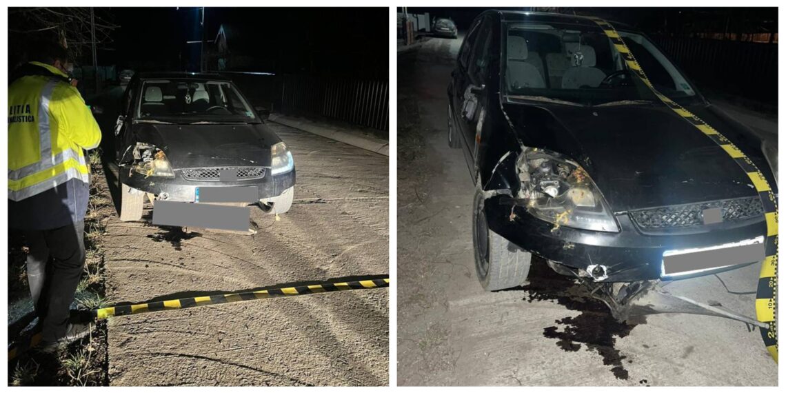 FOTO Un șofer rupt de beat a ucis o femeie, pe raza comunei Preutești, și a fugit de la fața locului. Circa 30 de polițiști s-au mobilizat și au reușit să-l prindă pe fugar, în mai puțin de jumătate de oră