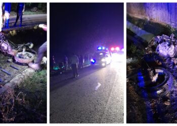 FOTO Doi tineri au murit, după ce s-au izbit cu un motoscuter într-un cap de pod din beton, din orașul Dolhasca, la 2 noaptea