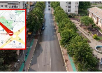 Strada Calea Burdujeni redevine pietonală în fiecare duminică, în zona Parcului Copilului