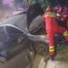 VIDEO Accident rutier pe raza comunei Bosanci, cu un autoturism ce a ieșit în afara drumului. Două persoane ai rămas încarcerate