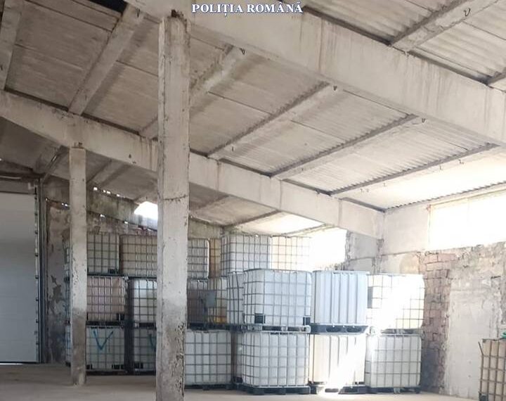 FOTO Aproape șase tone de motorină, sume de bani și vehicule, indisponibilizate de polițiști, după efectuarea a 25 de percheziții domiciliare