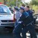 Fost polițist de frontieră, condamnat definitiv la închisoare cu suspendare, pentru că a agresat un polițist de ordine publică și i-a rupt epoleții, după ce s-a îmbătat ”cui” și s-a izbit cu mașina într-un gard: ”Te împușc în cap!”