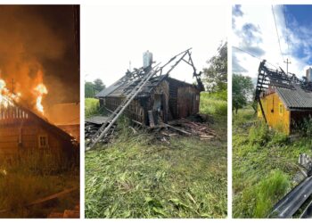 FOTO O casă din Solca a fost incendiată intenționat. Pompierii au intervenit cu două autospeciale de stingere
