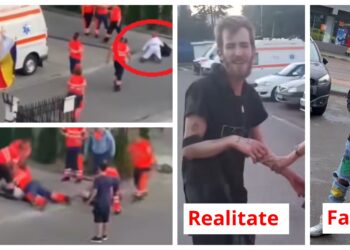 VIDEO Scandal monstru în curtea SAJ Suceava, creat de un cunoscut hoț din oraș, fără viitor. Cerșetorul de țigări a ajuns la ”nebuni”, după ce a încercat să bată un tânăr, cu un mop al ambulanțierilor
