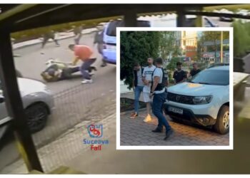 VIDEO Doi dintre sălbaticii înarmați cu topoare care au rupt în bătaie un bărbat în comuna Dornești au fost reținuți pentru 24 de ore