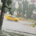 VIDEO Un șofer teribilist care a făcut drift-uri în centrul Sucevei în timpul furtunii a rămas pieton pentru cinci luni și a fost amendat cu 2.310 lei