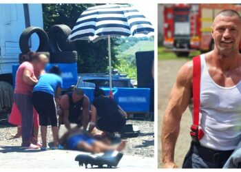 Jos pălăria în fața voluntarului sucevean Sorin Mihalescul! A fost eroul unui bărbat implicat într-un grav accident rutier în județul Cluj. Victima avea o tăietură la gât din care țâșnea sânge