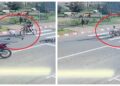 VIDEO Doi motocicliști fără permis au călcat un biciclist în vârstă de 11 ani pe o trecere de pietoni din Baia