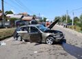 FOTO Accident rutier cu trei autoturisme implicate, pe raza localității Bunești