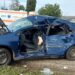 FOTO Accident între un autobuz și un autoturism pe raza localității Pătrăuți. O femeie și doi copii au fost răniți și transportați la spital