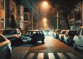 Un șofer beat a avariat două mașini încercând să parcheze pe strada Privighetorii din Suceava