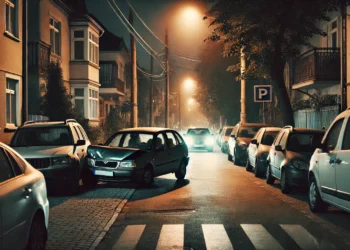 Un șofer beat a avariat două mașini încercând să parcheze pe strada Privighetorii din Suceava