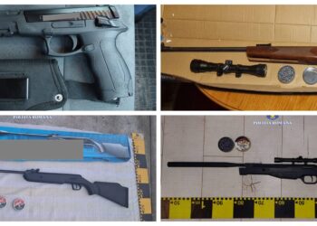 FOTO Polițiștii suceveni au confiscat șase arme, în urma efectuării a șapte percheziții domiciliare