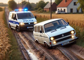 Un individ a fost reținut pentru 24 de ore după ce s-a întrecut cu polițiștii prin comuna Arbore. Bărbatul s-a oprit cu autoutilitara într-un șanț