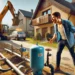 Ceartă între doi vecini din Burdujeni, după ce unul i-a îndoit celuilalt țeava de gaz cu excavatorul