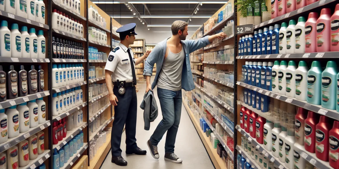 Șcheian, prins furând deodorante dintr-un magazin Profi din Suceava