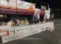 FOTO Insecticid de 40.000 de lei, descoperit în PTF Siret într-un autocar cu numere de Ucraina, condus de un cetățean grec