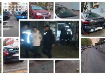 VIDEO Cei trei vandali care au distrus peste 50 de mașini în cartierul Burdujeni au fost reținuți pentru 24 de ore. Polițiștii au vizionat peste 1.000 de minute de imagini de pe camerele de supraveghere 