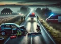 Un șofer beat a lovit cu mașina un pieton pe un drum din Vicovu de Sus