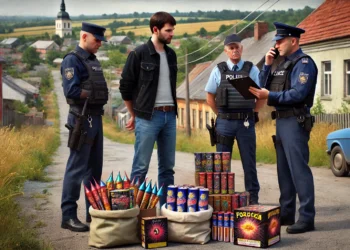 Amendă de 3.750 de lei pentru un bărbat din Moldovița, care plimba mai multe materiale pirotehnice în niște bagaje