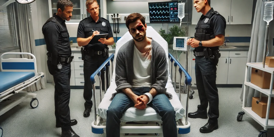 Un sucevean care a ajuns bătut la spital a refuzat să le spună polițiștilor cine l-a caftit