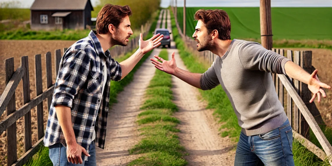 Polițiștii au fost solicitați pentru a-i liniști pe doi bărbați ce s-au îmbrâncit și amenințat din cauza unui drum