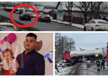 Familia care a pierit în urma tragediei din Roșiori. Bărbatul era din județul Iași, iar soția acestuia din Suceava. Aceștia se deplasau cu fiica lor de la rudele femeii spre Țibănești
