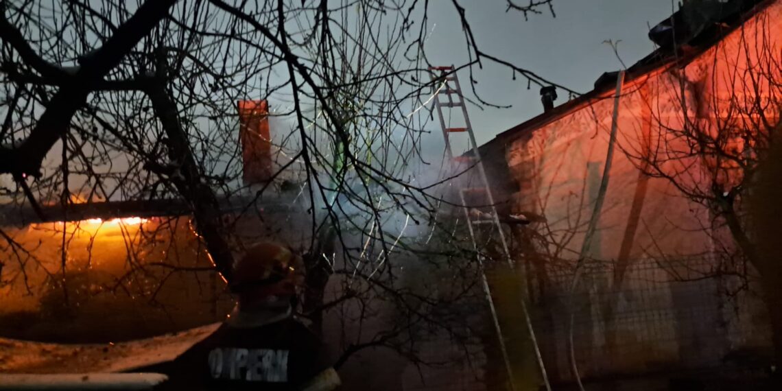 Incendiu la o gospodărie din Ițcani, în a doua zi de Crăciun