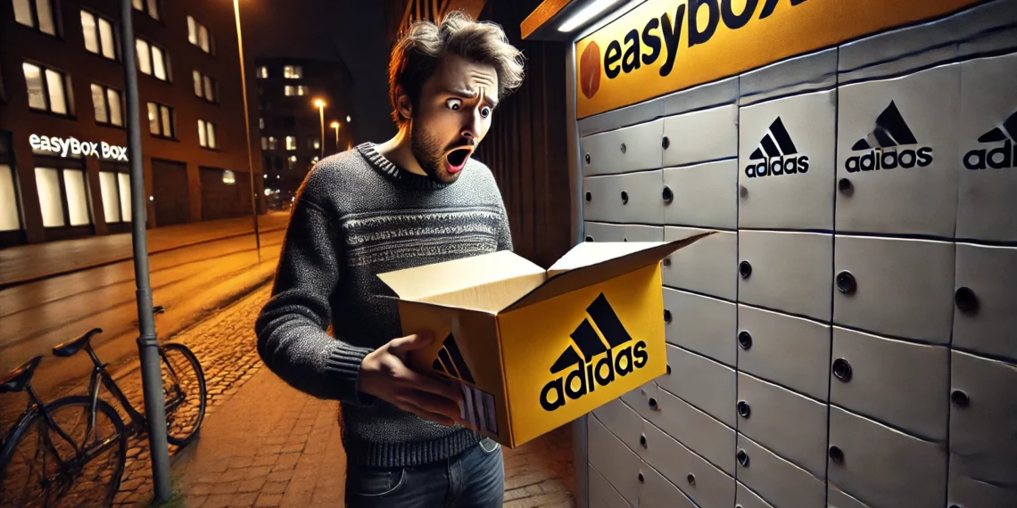 Țeapă pe OLX. Un sucevean a plătit 700 de lei pentru un biscuit într-o cutie ”Adidas”