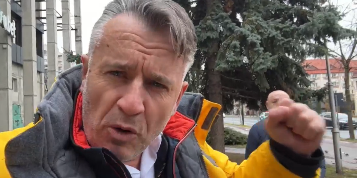 Activistul de mediu Tiberiu Boșutar, în prezent deputat AUR de Bistrița-Nădăud, săltat din trafic și dus la audieri după ce a spus că Prefectura și BEJ ar trebui aruncate în aer: ”Arestați-mă și pe mine”