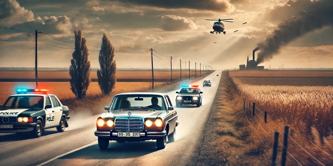 Urmărire ca-n filme pe șoseaua de centură a Sucevei. Fugarul cu permisul suspendat și Merțanul radiat și-a pierdut urma după 50 km de goană, dar a ajuns în arest