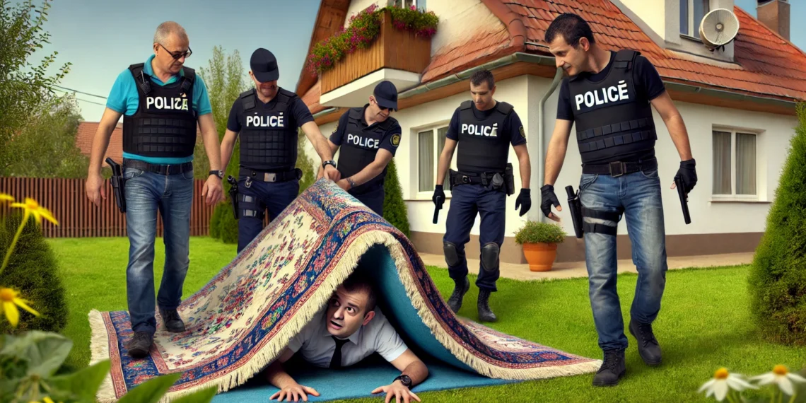 Polițiștii au găsit un rădăuțean ascuns sub un covor în grădina locuinței și l-au introdus în arest, după ce și-a amenințat fosta soție, încălcând ordinul de protecție emis împotriva sa