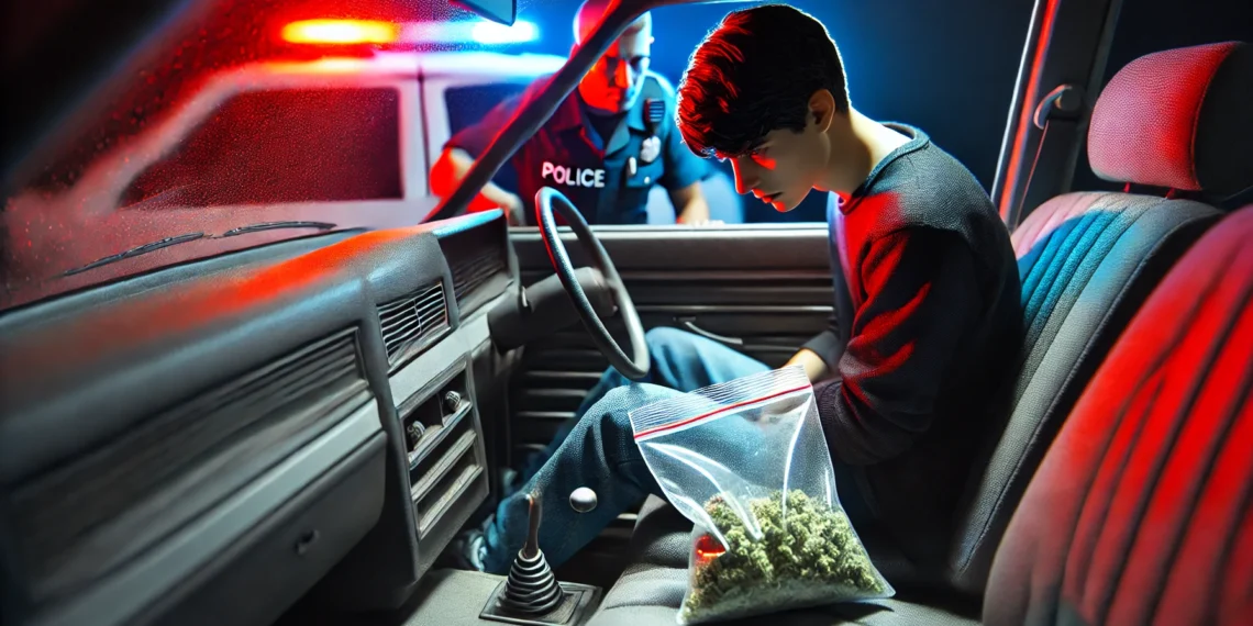 Un an și cinci luni de închisoare cu executare pentru un tânăr prins ”fumat” la volan, având în mașină circa 15 grame de canabis