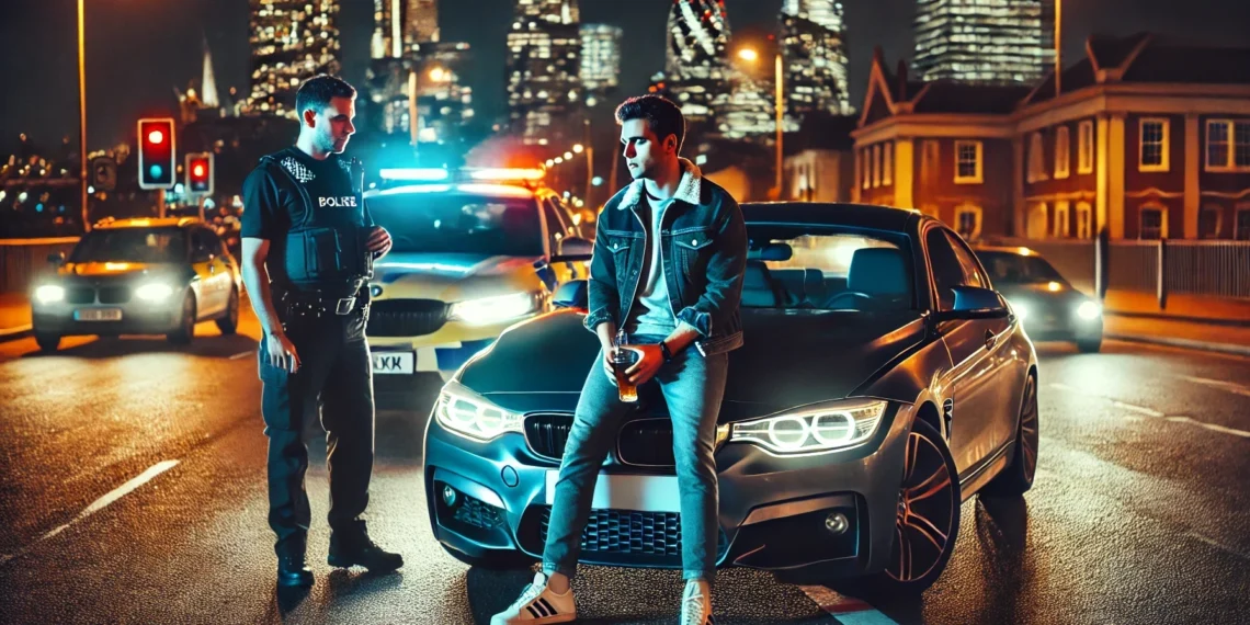 Alcool, viteză și BMW, rețeta belelelor pentru un tânăr oprit de polițiști în Câmpulung Moldovenesc